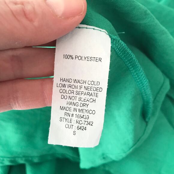 Rolla Coster Dress Small Midi Tiered Flowy‎ Resort Kelly Boho Cottage Feminine - Picture 9 of 10